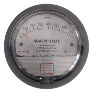 เกจวัดความดันแตกต่างแบบเข็ม PM2000-750Pa (0 - 750 Pa)