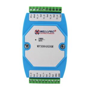 WellPro WP3084ADAM โมดูลอินพุตแรงดัน 0-10V 8 ช่อง RS485 Modbus