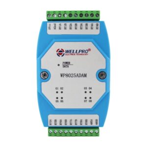 WellPro WP8025ADAM โมดูลรีเลย์ 8 ช่อง RS485 Modbus