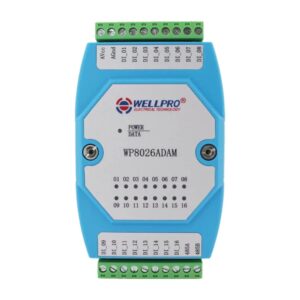 WellPro WP8026ADAM โมดูลดิจิทัลอินพุต 16 ช่อง RS485 Modbus